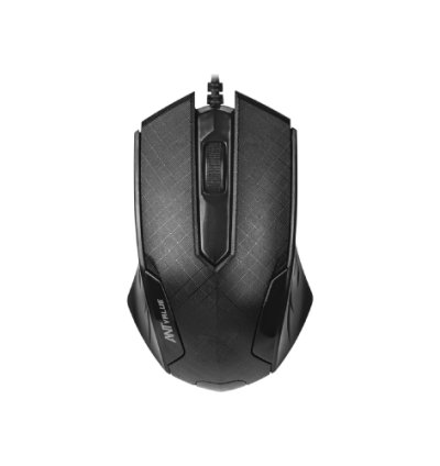 Ant Value Black OM100 Wired Optical Mouse