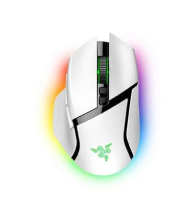 Razer White Basilisk Wireless V3 Pro Gaming Mouse