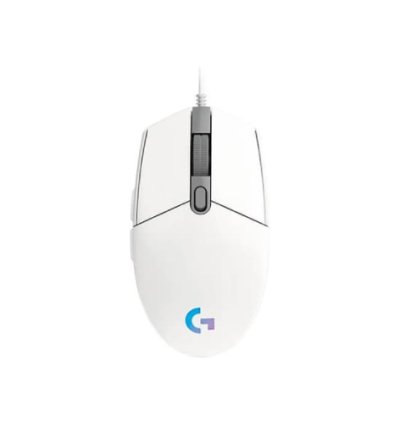 Logitech G203 Lightsync RGB Gaming Mouse (White)
