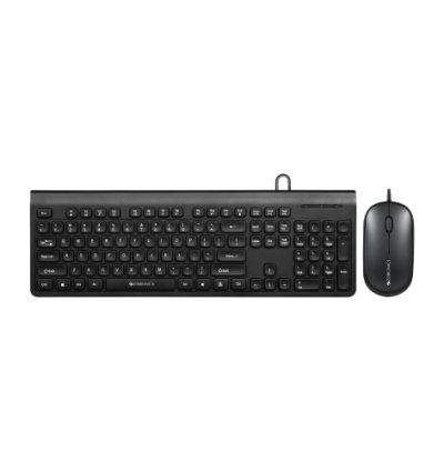 ZEBRONICS Judwaa 880 Wired USB Handheld Desktop Keyboard Compatible with Desktop, Laptop, Mac 105 Keys, 12 Multimedia Keys, 1000 DPI, Optical Sensor, 3 Buttons, Plug & Play (Black)