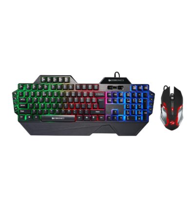 ZEBRONICS Zeb-Optimus (Zeb-KMC 2) Wired USB Standard Gaming Keyboard Compatible with Desktop, Laptop, Mac (Black)