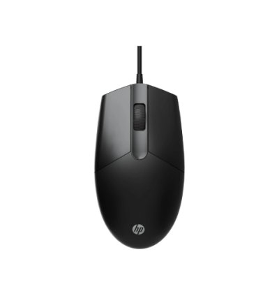 HP M080 Wired Mouse Wired Ambidextrous Optical Mouse (USB 2.0, Black)