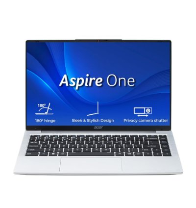 Acer Aspire One, Intel Core Celeron N4500, Office 2024 + M365 Basic, 12GB LPDDR4X RAM/ 256GB SSD, Thin and Light Laptop
