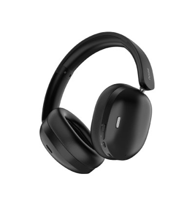Noise Newly Launched, 120H Playtime, ANC, HFA Tech, Spatial Audio, Dual Pairing,BT V6.0(Carbon Black) Airwave Max XR Wireless Over-Ear Headphones