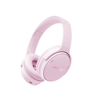 Bose New QuietComfort Wireless Noise Cancelling, Bluetooth Over Ear with Up to 24 Hours of Battery Life, Petal Pink, Headphones