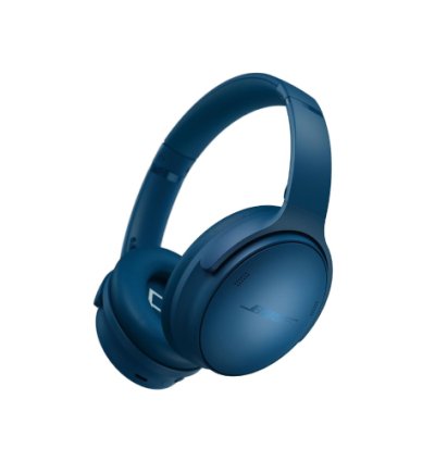 Bose New QuietComfort Wireless Noise Cancelling, Bluetooth Over Ear with Up to 24 Hours of Battery Life, Twilight Blue, Headphones