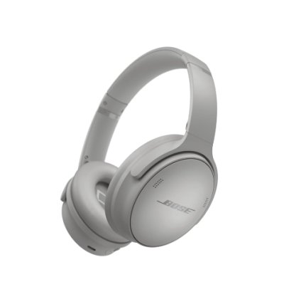 Bose New QuietComfort Wireless Noise Cancelling, Bluetooth Over Ear with Up to 24 Hours of Battery Life, Moonlight Grey, Headphones