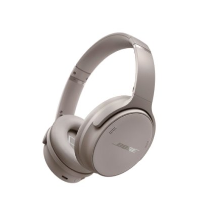 Bose New QuietComfort Wireless Noise Cancelling, Bluetooth Over Ear with Up to 24 Hours of Battery Life, Sandstone, Headphones