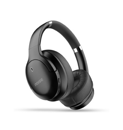 Noise Airwave Max 4 with 70H Playtime, ENC, 40mm Driver, Low Latency(up to 40ms), Carbon Black, Wireless Over Ear Headphones