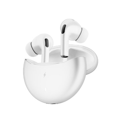 Fire-Boltt Aero TWS Custom EQ, Wireless Bluetooth 5.4, Music & App Support, 50H Playtime, Fast Charging Case, 50ms Low Latency for Gaming, Touch Controls, IPX4 Waterproof, (White) Earbuds